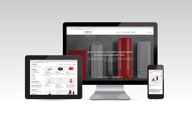 rose plastic lance son nouveau site web.