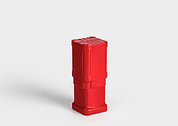 Tube d'emballage en plastique BlockPack