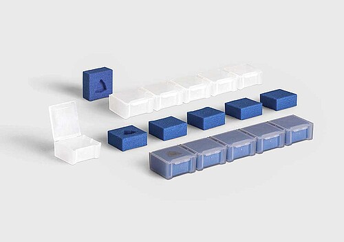 InsertSplitBox : un système d'emballage multiple avec des unités individuelles détachables.
