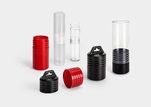 ScrewPack : un tube d'emballage de protection rond à longueur fixe avec fermeture à vis.