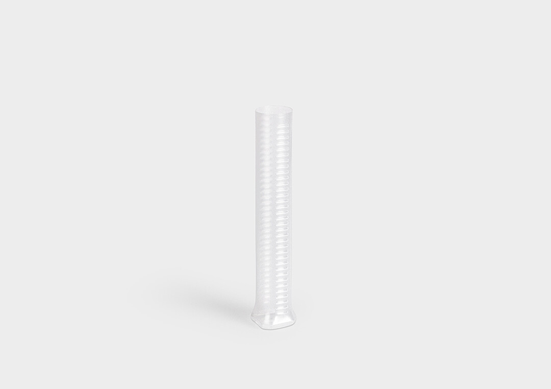 TelePack : un tube d'emballage télescopique rond avec mécanisme à cran