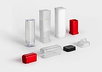 Tube d'emballage en plastique BlockPack en différentes versions