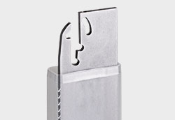 Solutions d'emballage plastique pour outils de rainurage.