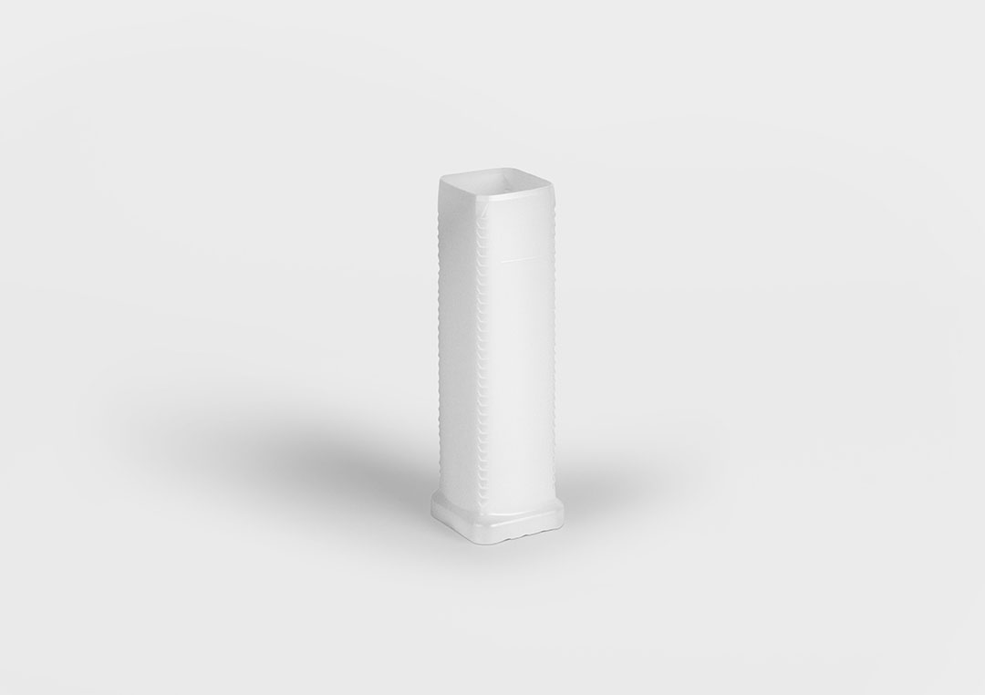 Tube d'emballage en plastique BlockPack
