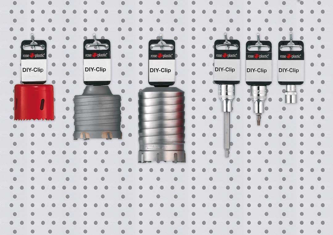 Clip DIY pour une présentation optimale des noix de serrage sur gondole