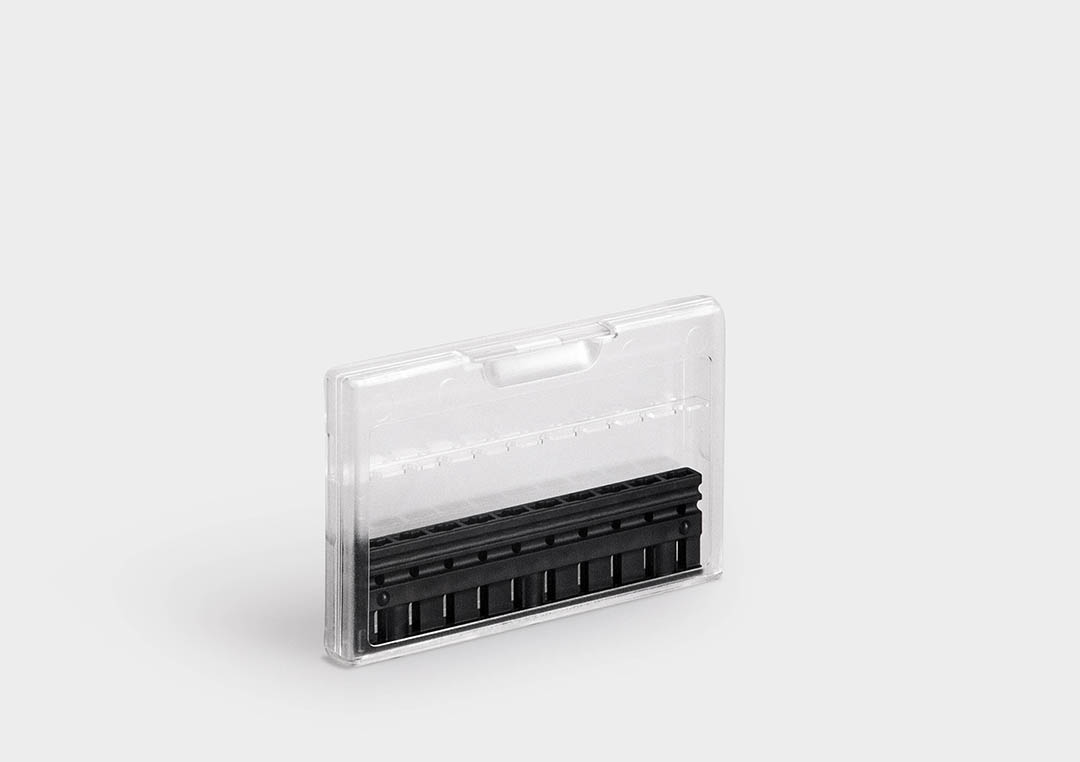MicroBox MB 1 : un emballage unique de haute qualité pour micro-outils, fraises de précision et forets.