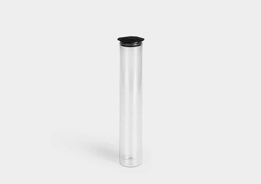 PlugPack : tube d'emballage rond avec bouchon